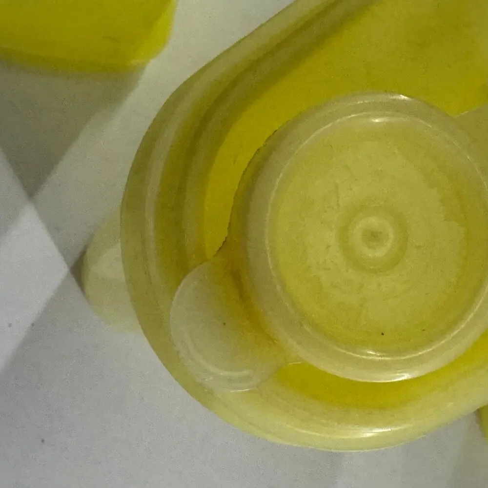 VTG Yellow Tupperware Lot of 3 - 2 Beverage & Storage w/ Lids 1243, 587, 844